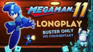 Mega Man 11 / Longplay / Buster Only / No Commentary