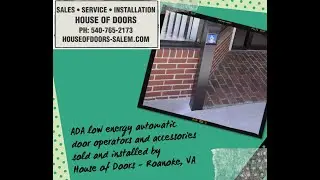 ADA low energy automatic door operators & accessories by House of Doors - Roanoke, VA