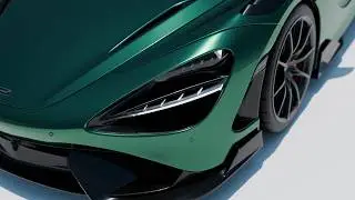 McLaren 765LT Cinematic Loop | GALAXY! (SLOWED) &ndash; 3D CGI Animation