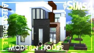 Affordable Modern Family House ~ The Sims 4 Speed Build