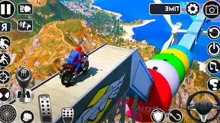 Superhero 🛣️&nbsp;&nbsp;Mega Ramp Bike Race GT Simulator : Bike Driving 3D - Android Gameplay 2026 