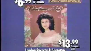1986 Sound Warehouse Music - Movies Chicago Local  TV Commercial