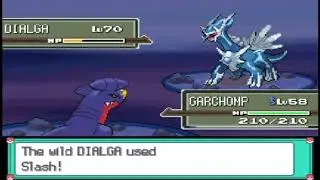 Pokemon Platinum (DS) Storyline Battle #33 - Dialga (Full Screen)