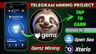 Gemz Coin Mining App, Tap to Earn Big Rewards!