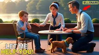 Billionaire Dad Watches Waitress Guide His Disabled Son to Pet a Dog &ndash; And Changes Her Life Forever!