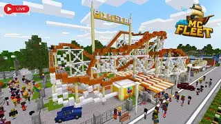 BUILDING THE MOST BEAUTIFUL PARK in MCFLEET 🌳✨ | LIVE #mcfleet #minecraft #gamerfleet