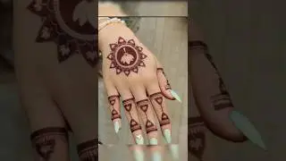 Simple mehndi design&hearts;️ #trending #YouTube #viral short video