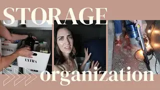 STORAGE CLOSET CLEAN + ORGANIZE | HOW TO STOP WORRYING | THOUGHTFUL THURSDAY