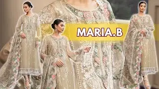 Maria.B Luxury Chiffon Collection 2023 🤩| Formal Wear |💥 MPC-23-101 Coffee |💯 A++ Copy