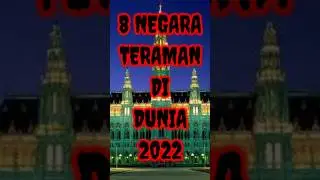 Fakta Menarik: 8 Negara Teraman Di dunia #news #shorts