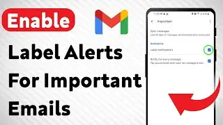 How To Enable Label Notifications For Important Emails In Gmail (Updated)