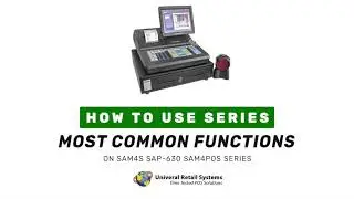 How to use Functions on a SAM4'S SAP-630 Cash Register