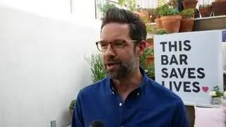 Todd Grinnell at This Bar Saves Lives Launch Event