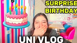 We did surprise birthday of our friend in university 😁 | fun with friends | Shehzeen vlogs