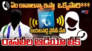 Viral Audio : భరించే ఓ*పిక ఉందా | YSRCP Leader Rasaleela AUDIO Leak | Jagan | TV5 News