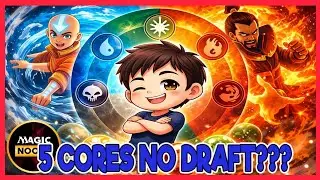 OZAI + AANG NO MESMO DECK?! 🤯 | Draft Avatar com 5 cores