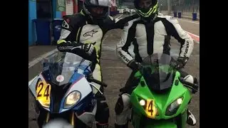2015 BMW S1000RR vs 2010 Kawasaki Ninja ZX-10R @ Racetrack