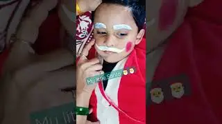 #santamakeup #santaclaus #makeup #easymakeup #shorts #ytshort #yt #trend #homemade #merrychristmas