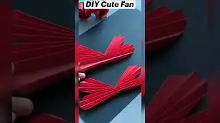diy cute fan ,kids crafts, holidays homework help #holidays #lion#ytshorts
