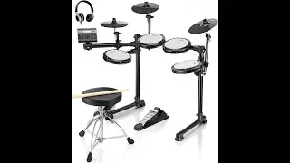 Review: Donner DED-200 LITE &ndash; Beginner Electric Drum Kit with 450+ Sounds!