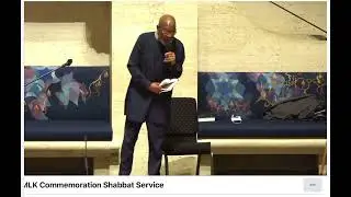 Reverend Amos Brown at Congregation Emanuel for MLK Shabbat - 1/13/2023