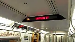 Whitehall Street bound (Q) announcement on the R-160B