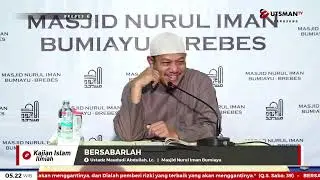 LIVE Bersabarlah - Ust. Maududi Abdullah, Lc.