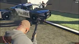 GTA V- Franklin's FIVE STAR RAMPAGE at VINEWOOD HILLS (GTA 5 Funny moments) ep.2 | The Pakistani Lad