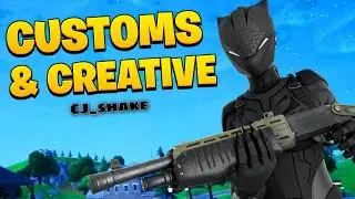 FORTNITE CUSTOMS AND CREATIVE LIVE! EU JOIN UP :) #shorts