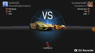 Porsche Spyder 918 vs Tunewerks Ultimate Aero nitro nations nn