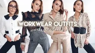 OFFICEWEAR / WORKWEAR OUTFIT IDEAS - HAUL & TRY ON: ZARA, NA-KD | Blaise Dyer