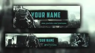 Free GFX: The Division Twitter and YouTube banner Template @Soapyedits