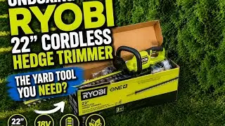 Аккумуляторный кусторез Ryobi 22 дюйма &mdash; инструмент для сада, который вам НУЖЕН? #RyobiTools #Hed...