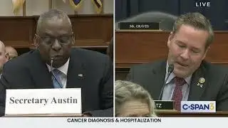 Rep. Mike Waltz presses Secretary of Defense Austin on Secret Hospitalization