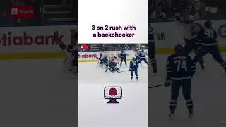 NHL 3-on-2 Rush EXECUTION