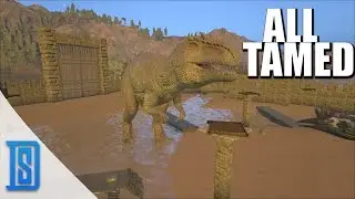 Ark: Survival Evolved-Season 6 P.23- GIGANOTOSAURUS TAMED/BEAVER DAM