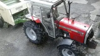 Présentation massey ferguson 365 et rond-balleur krone kr 125
