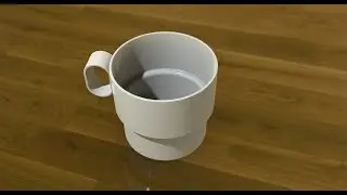 Creo Basic Tutorial - Cup Modelling and Rendering