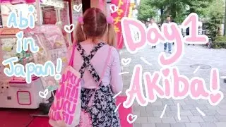 Abipop in Japan ♬*゜| Day 1 - Akihabara | Abipop