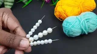 It's so Beautiful !! Easy Butterfly Making Idea with Wool - Hand Embroidery Amazing Trick