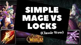 Маг против Чернокнижника (Классический WoW)