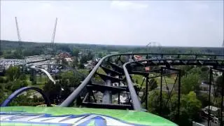 Darien Lake: Viper / On Ride Front Row POV / July 13, 2015