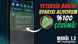TradingView Robot &Ccedil;alıştırma | İşlem Limiti Yetersiz! (%100 &Ccedil;&ouml;z&uuml;m)