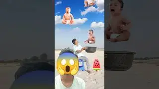 Crying Flying babies catching vs cat & puppy - Funny magic vfx video 😄😄😄 #shorts #shortsfeed