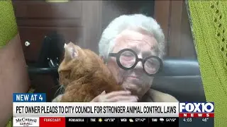 Pet owner pleads to Mobile City Council for stronger animal control laws