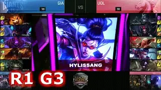 Unicorns of Love (UOL) vs Giants | Game 3 S6 Worlds 2016 EU Regional Qualifiers | GIA vs UOL G3