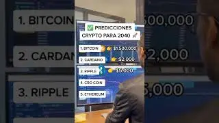 📊 PREDICCI&Oacute;N CRYPTO 2040 #crypto