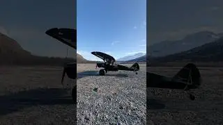Experimental cub in the backcountry.  #airplane #alaska #aviation #flying #backcountryaviation