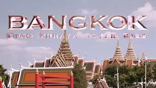 Bangkok Chao Phraya River Ride (Orange Flag Line) with my new R&B song