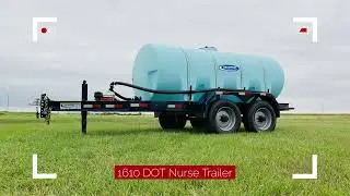 Ag Spray - 1610 Gallon DOT Compliant Nurse Trailer with Extended Platform and AS-200U Wet Seal Pump.